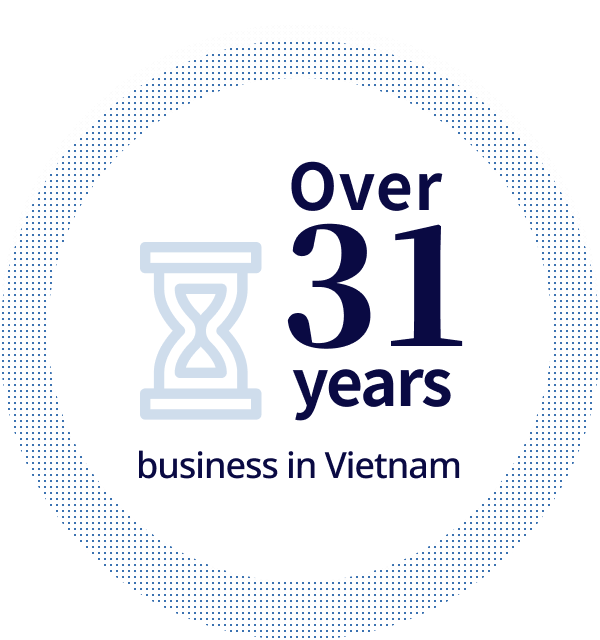 Over 29 years business in vietnam